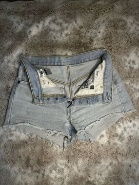 Lewis Light Wash Denim Cutoff Shorts